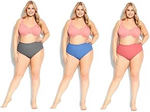 RAGTHM Women's Cotton Blend Plus Size High Waist Hipsters Panties Set | Comfortable, Super Soft Breathable Everyday Panties(Pack of 3) BZ_502 Plus Size-HARSHIL po-3_Parent