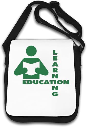 Learning Education Read A Book Shoulder Bag White