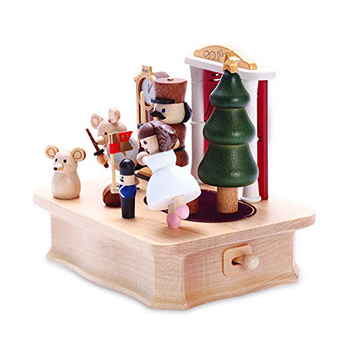 Notenkraker Muziekdoos - Houten Bureau Decor Notenkraker Muziekdoos Verzamelaars Woondecorateurs Schoorsteenmantel