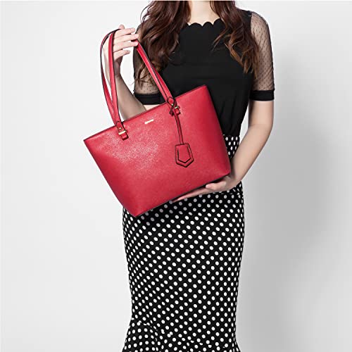 Image of LOVEVOOK Purse for Women Fashion Tote Bag Shoulder Handbags Top Handle Satchel Bags with External Pocket