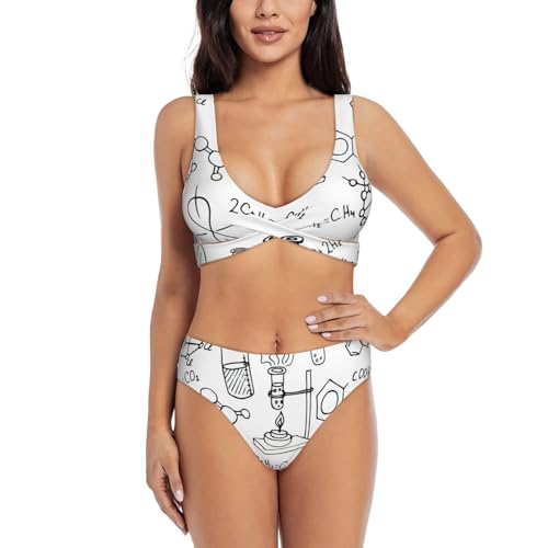 Maillot de bain chimie deux pièces évite l'humidité pour femme active