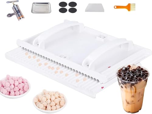 Máquina para hacer perlas de tapioca - Herramienta manual para hacer bolas de taro y perlas de yuca - Ideal para tiendas de té con leche y cocinas domésticas