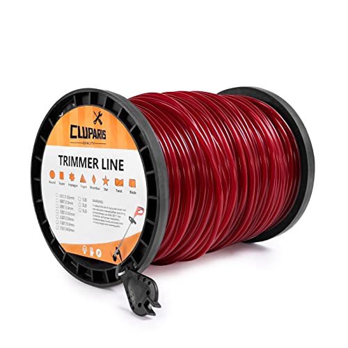 Cluparis 5-Pound Commercial Heavy Duty Round Trimmer Line .155-Inch-by-515-ft String Trimmer Line in Spool