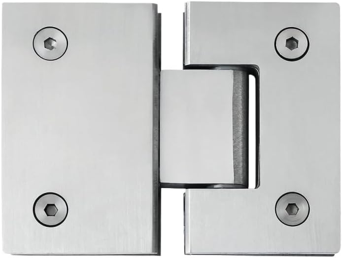 Door Hinges Heavy Duty 180 Degree Glass Door Cabinet Display Cabinet Stainless Steel Bathroom Accessories Glass Doors Hinge