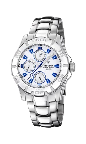 Festina Orologio Analogueico Quarzo Uomo Con Cinturino In Acciaio Inox F16242/K