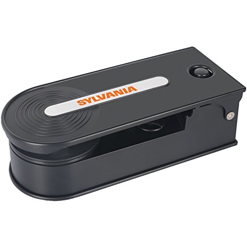 Sylvania Turntable Record Player with USB Encoding, Black