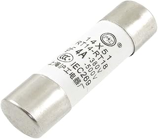 New Lon0167 AC 380V 500V 4A Ceramic Tube Cylindrical Fuse Link 14mm x 51mm RT14 RT18(AC 380 Î½ 500 Î½ 4A KeramikrÃ¶hrenzylindersicherungsglied 14mm x 51mm RT14 RT18