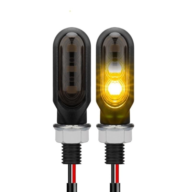 Clignotants de moto séquentiels à LED avec feux de circulation intégrés