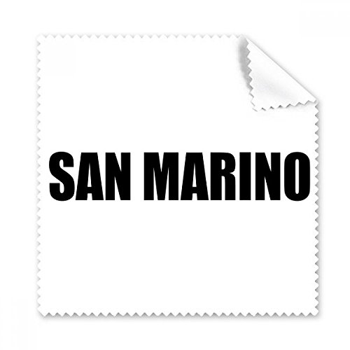 Lunettes tissu noir Saint-Marin pour entretien écran tactile et téléphone portable
