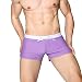 Mens Swim Briefs with Zipper Pockets Square Leg Swimwear Trunks Boxer Short (X-Large, Orange)