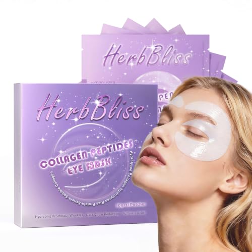Eye Patches,Collagen Retinol Hydrogel Hydrating Eye Mask,60 pairs