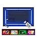 Lampee - Tira de luces LED (2 m, retroiluminación RGB USB, alimentada por USB, para TV de 32 a 65 pulgadas, decoración de sala de estar, monitor de PC con control remoto RF [Clase energética A+]
