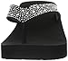 Yellow Box Women's Africa Wedge Flip Flop, Black, 6.5 M US