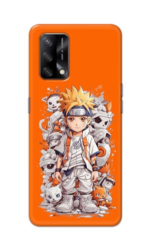Image of PRINTFIDAA Printed Hard Back Cover Case for Oppo F19 | Oppo F19s | Oppo A74 4G Back Cover (Famous Anime Cartoon Character) -112