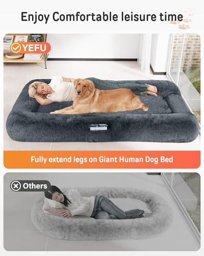 image for YEFU Human Dog Bed for Adult- Extra 79