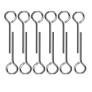 ANTFEES 5/32? Standard Hex Dogging Key with Full Loop, Allen Wrench Door Key for Push Bar Panic Exit Devices, Solid Metal - 12 Packs