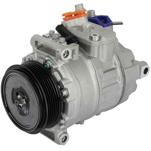 Image of SCITOO AC Compressor fit for Mercedes-Benz SL500 5.0L 2003-2006 | Fast Cooling, Ultra Low Noise (≤72 dB)Air Conditioner Compressor with Clutch, Easy Installation, 0012300211 0012302911