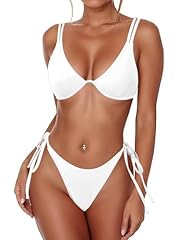 White Brazilian Bikini Sets