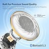 EarFun Air 2 Wireless Earbuds, Bluetooth 5.3 Earphones with Hi-Res Sound, LDAC Codec, 10mm Wool Drivers, Multipoint Connection, 4 Mics ENC Clear Calls, IPX7 Waterproof, App Customization, 40H Playtime #2