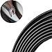 Eytool Car Door Protectors Edge Guards,16Ft(5M) Car Edge Trim Rubber Seal Protector with U Shape Car Protection Door Edge Guard Fit for Most Car(Black)