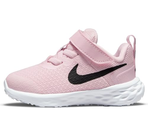 NIKE Revolution 6, Zapatillas de Gimnasia Unisex niños, Pink Foam Black, 25 EU