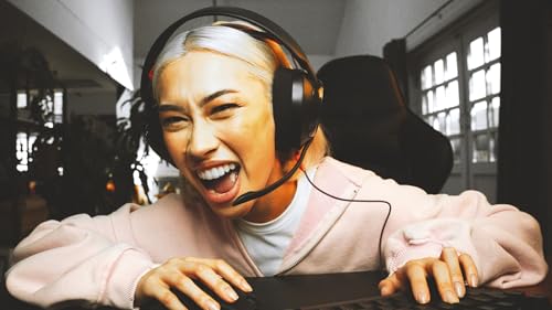 Quantum 250 Cuffie Gaming Over-Ear Cablate,  Quantum Spatial Sound, Microfono Noise-Cancelling, Filo 3.5mm, Parti Sostituibili, Compatibili con Apple/PC/Xbox/PlayStation/Nintendo Switch, Nero - Cuffia gaming - Immagine 4