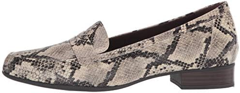 Clarks Women's Juliet Coast Loafer, Taupe Synthetic Snake, 6.5 | Image 7