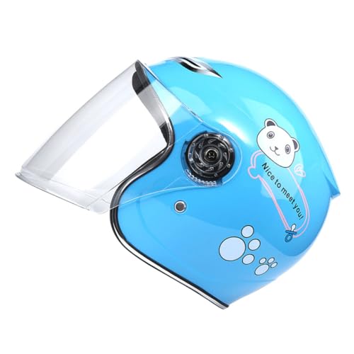 Casque de moto homologué avec protection pour vélo et trottinette