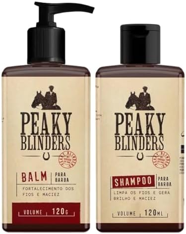 Don Alcides, Kit Balm e Shampoo Para Barba Peaky Blinders Don Alc...