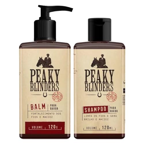 Don Alcides, Kit Balm e Shampoo Para Barba Peaky Blinders Don Alc...