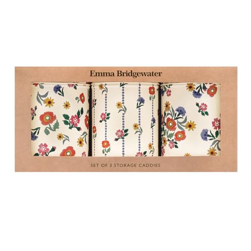 Emma Bridgewater Teedosen mit Mohnblumen-Design, rund, 106 mm Durchmesser x