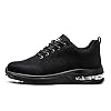 Rona Shoes Safety Shoes Safety Trainers Steel Toe Cap Trainers Work Shoes Lightweight Comfortable Non Slip for Men Women Ladies Delta Black UK8.5 / EU42.5 #3