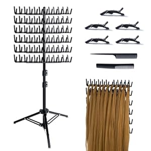 Braiding Hair Rack Standing Extensi...