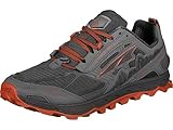 ALTRA Men's AFM1855F Lone Peak 4.0 Trail Running Shoe, Gray/Orange - 12 D(M) US