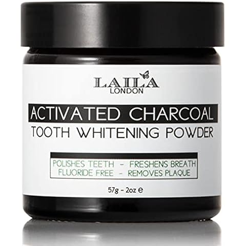 Laila London - Activated Charcoal Tooth Whitening Powder 60ml Cover