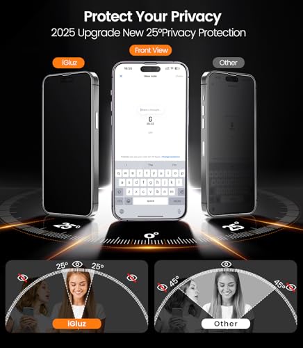Image of iGluz Screen Protector for -| HD Clear Flexible Film | Bubble-Free Easy Installation Kit | Scratch Resistant | Case Friendly (Pack of 2) (kjf)