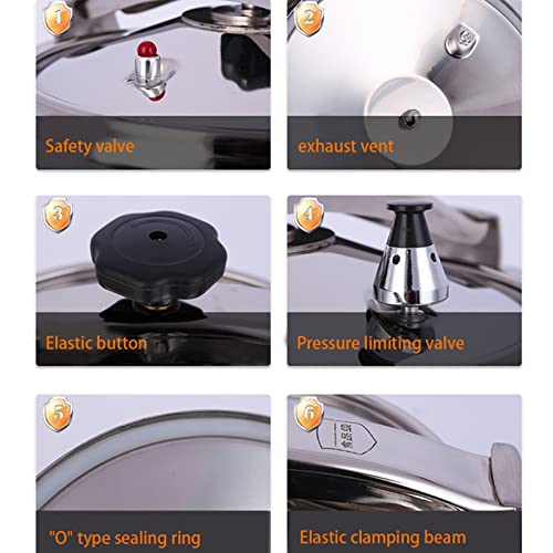 Olla a presión de aluminio gran capacidad TBLOTYD miniatura 5