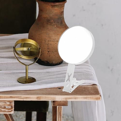 Miroir de maquillage rectoverso réglable pour épilation des sourcils - 7