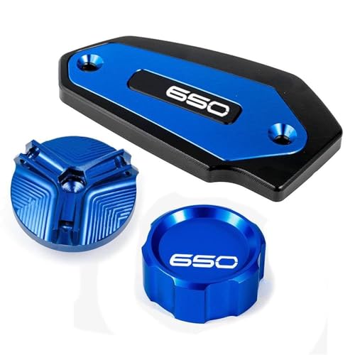 Protector para Kawasaki Z650 mecanizado en aluminio de alta resistencia azul