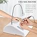 Nail Dust Collector Vacuum Multifunction Nail Art Machine includes 40W Nail Dust Suction, 30000PRM Nail Drill with Bits and Sanding Bands, 48W/96W UV LED Nail Lamp, 6W Table Light, Hand Cushion