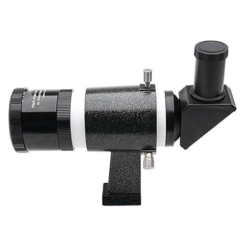 Buscador 8x50 mm con Soporte y Prisma de Ángulo Recto para Telescopio