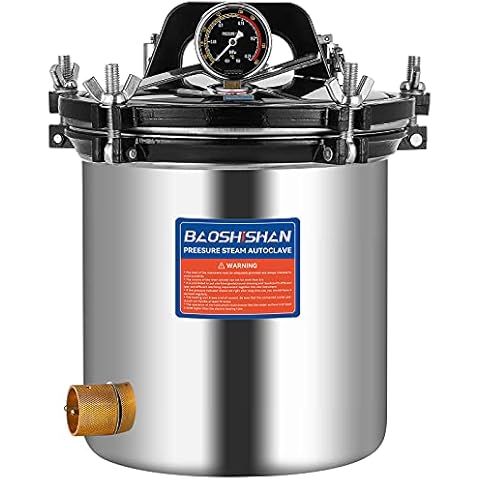 BAOSHISHAN 18 l Dampfautoklav 19 QT Edelstahl, tragbar, 110 V Cover