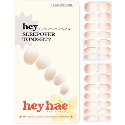 Heyhae Semi Cured Gel Nail Strips Cover