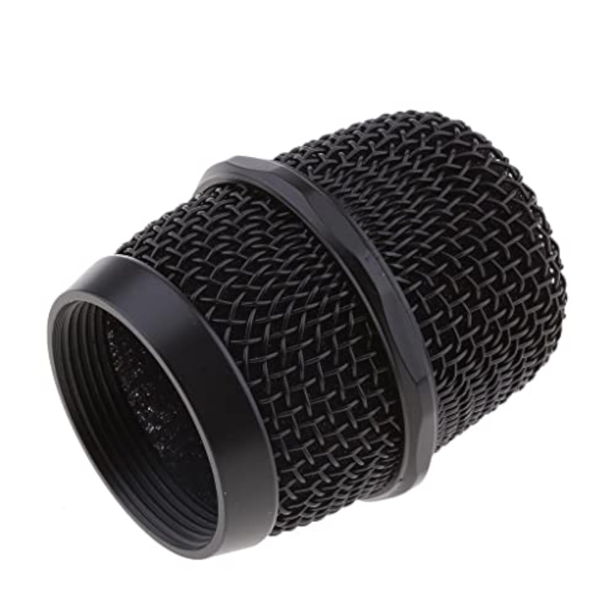 Replacement Handheld Mic Microphone Ball Head Mesh Grill, Black