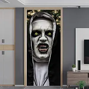 KTM Healthcare Waterproof Sticker, Decorative 15.2x78.7in Halloween Party Sticker, PVC for Doors Home Decoration Window Wall