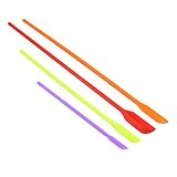 UPKOCH 4Pcs Agitateur Petite Goutte de Crème Ustensile de Beauté Bâton Bocal sans Agitation Bocaux Mélangeurs Mini Outil Polyvalent Gadget Antiadhésif Dernier Cosmétique Long Beurre