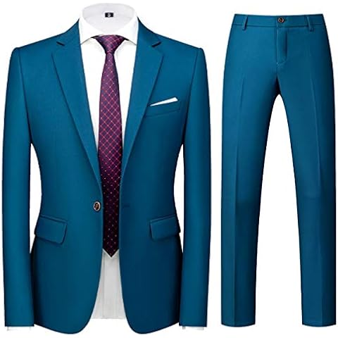 Allthemen Traje de Novio de 2 Piezas Ajuste Regular Cover