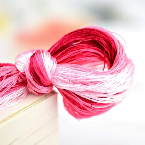 Image of Mulberry Silk Floss Embroidery Thread Floss-Cross Stitch Threads China Silk Woven Jewelry Threads DIY Sewing Kits (11)