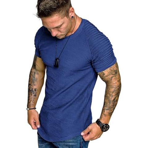 T-Shirt COOFANDY Homme Été Cover