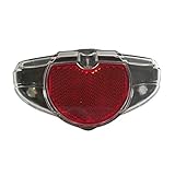 Produktabmessungen: 10x3x3cm AXA Achterlicht, Rot